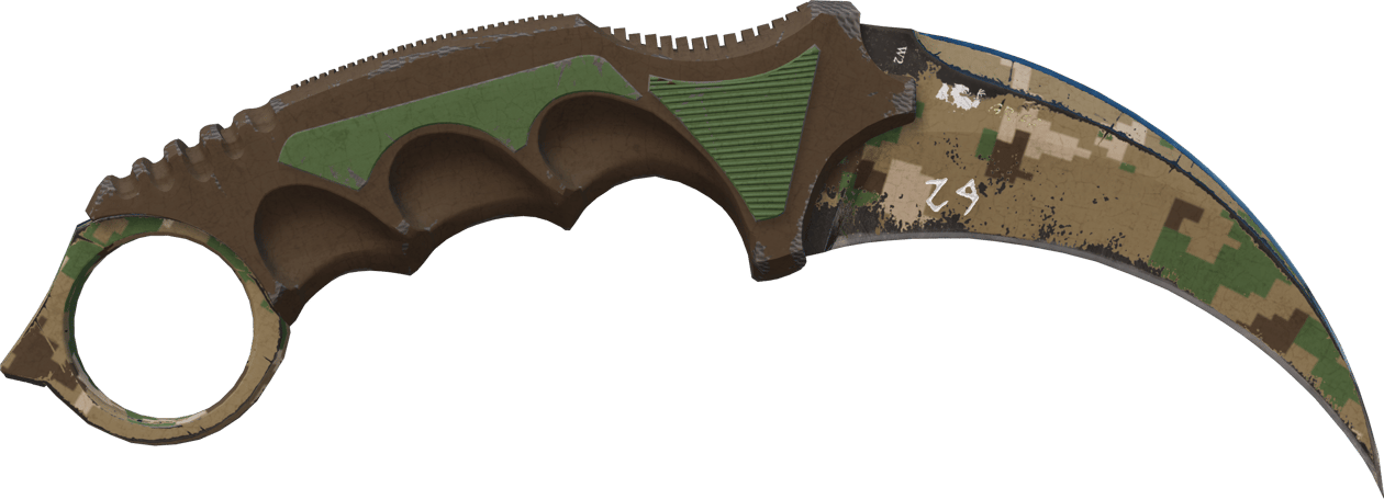 Preview image 2 of ★ StatTrak™ Karambit | Forest DDPAT (実地試験済み)