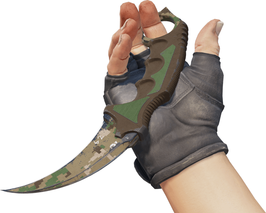Preview image 3 of ★ StatTrak™ Karambit | Forest DDPAT (実地試験済み)