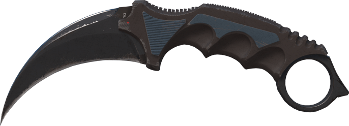 ★ StatTrak™ Karambit | Night (Well-Worn)