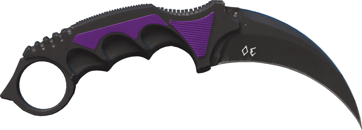 Preview image 2 of ★ StatTrak™ มีดคารัมบิต | Ultraviolet (ผ่านการทดสอบภาคสนาม)