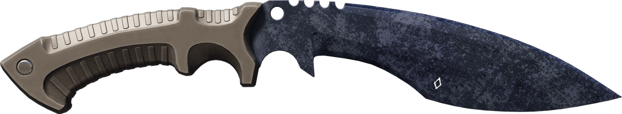 Preview image 1 of ★ StatTrak™ Coltello Kukri | Blue Steel (Segnato dalle battaglie)