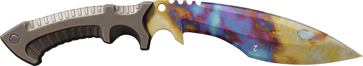 Preview image 1 of ★ StatTrak™ Kukri Knife | Case Hardened (Testado no Terreno)