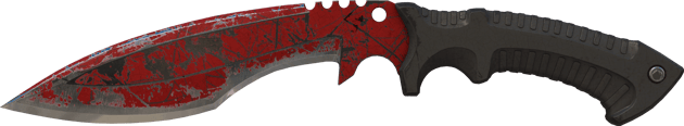 Preview image 2 of ★ StatTrak™ Cuchillo kukri | Tela escarlata (Deplorable)
