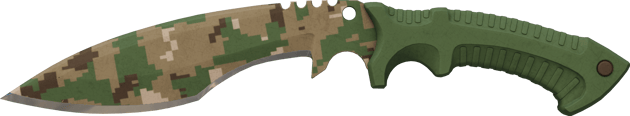 Preview image 2 of ★ StatTrak™ Coltello Kukri | Forest DDPAT (Testato sul campo)