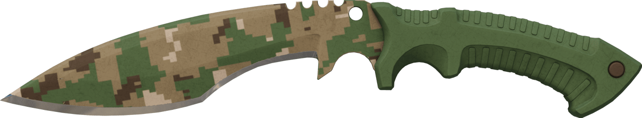Preview image 2 of ★ StatTrak™ Coltello Kukri | Forest DDPAT (Testato sul campo)