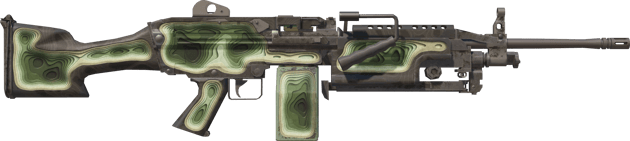 Preview image 2 of StatTrak™ M249 | Deep Relief (ถลอกปอกเปิกจากการรบ)