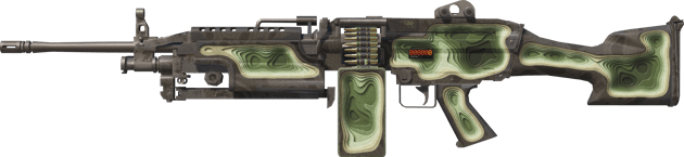 StatTrak™ M249 | Deep Relief (ถลอกปอกเปิกจากการรบ)