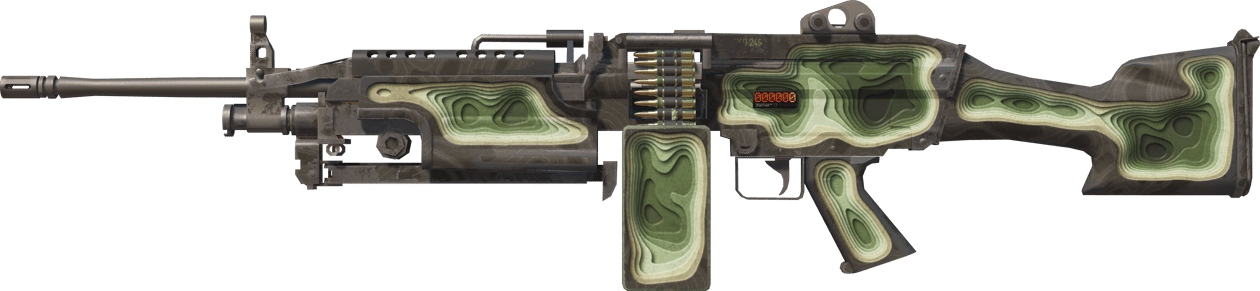 Preview image 1 of StatTrak™ M249 | Maastokartta (Reissussa rähjääntynyt)