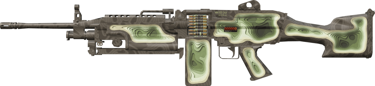 Preview image 1 of StatTrak™ M249 | Maastokartta (Suoraan tehtaalta)