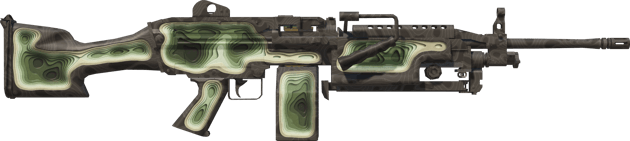 Preview image 2 of StatTrak™ M249 | Deep Relief (มีรอยถลอกเล็กน้อย)