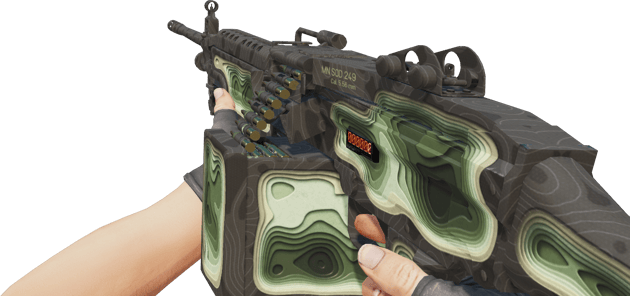 Preview image 3 of StatTrak™ M249 | Deep Relief (มีรอยถลอกเล็กน้อย)