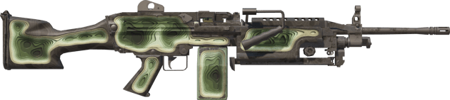 Preview image 2 of StatTrak™ M249 | Deep Relief (かなり摩耗)