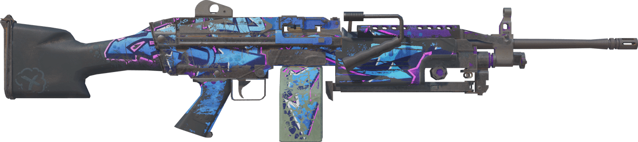 Preview image 2 of StatTrak™ M249 | Downtown (戦いで傷ついた)