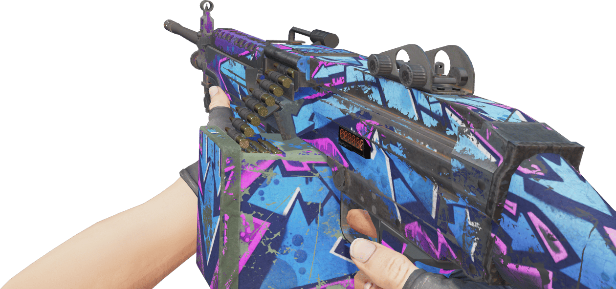 Preview image 3 of StatTrak™ M249 | Downtown (戦いで傷ついた)