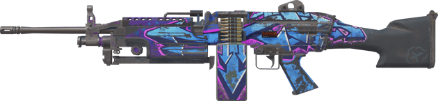 StatTrak™ M249 | Downtown (ถลอกปอกเปิกจากการรบ)