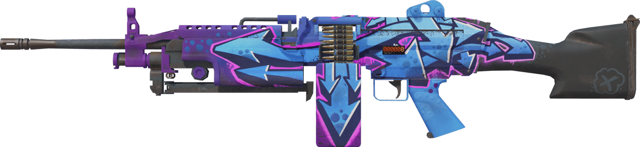 Preview image 1 of StatTrak™ M249 | Downtown (Suoraan tehtaalta)