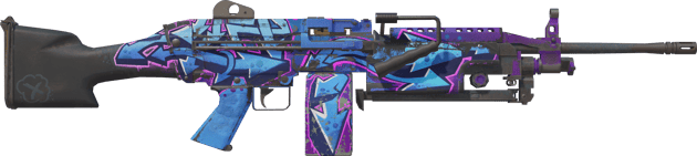 Preview image 2 of StatTrak™ M249 | 다운타운 (현장에서 쓰인)