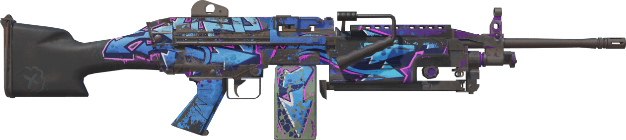 Preview image 2 of StatTrak™ M249 | Downtown (Well-Worn)