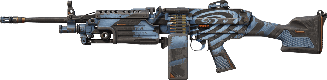 Preview image 1 of StatTrak™ M249 | Hipnosis (Bastante desgastado)