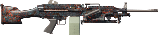 Preview image 2 of StatTrak™ M249 | 岩漿 (戰痕累累)