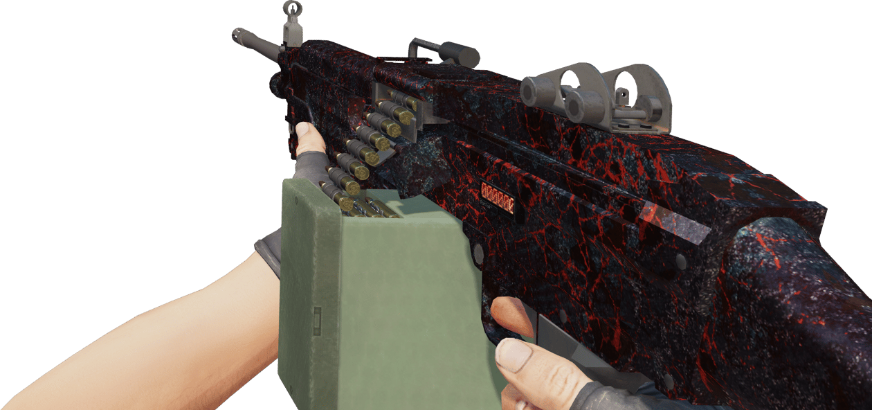 Preview image 3 of StatTrak™ M249 | Magma (Field-Tested)