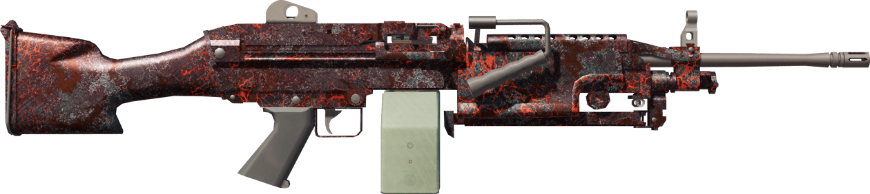 Preview image 2 of StatTrak™ M249 | Magma (Très peu usée)