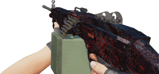 Preview image 3 of StatTrak™ M249 | 岩漿 (輕微磨損)