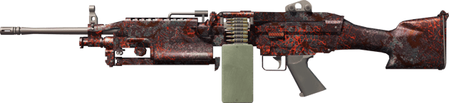 StatTrak™ M249 | 岩漿 (輕微磨損)