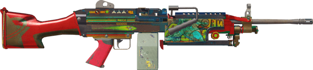 Preview image 2 of StatTrak™ M249 | Nebula Crusader (Gasto)