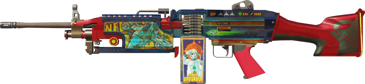 Preview image 1 of StatTrak™ M249 | Nebula Crusader (Field-Tested)