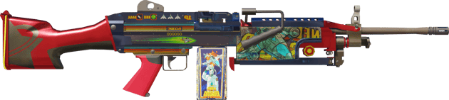 Preview image 2 of StatTrak™ M249 | Nebula Crusader (มีรอยถลอกเล็กน้อย)