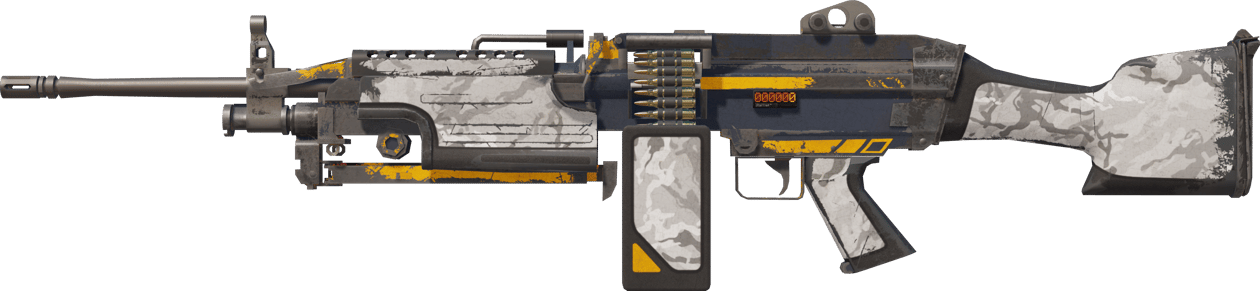Preview image 1 of StatTrak™ M249 | Espectro (Bastante desgastado)
