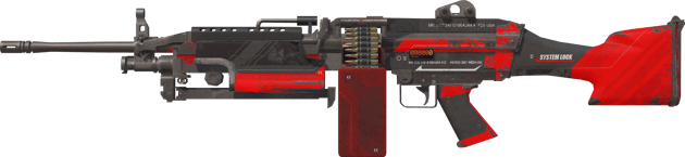 StatTrak™ M249 | Sistem Kilidi (Savaş Görmüş)