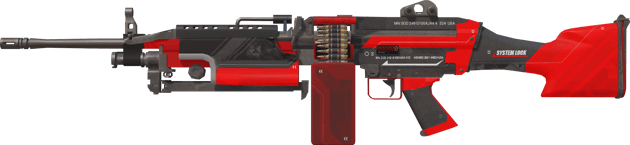 StatTrak™ M249 | 체계 잠금 (막 출고된)