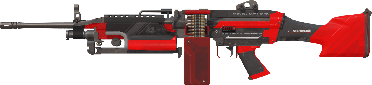 Preview image 1 of StatTrak™ M249 | 系统锁定 (崭新出厂)