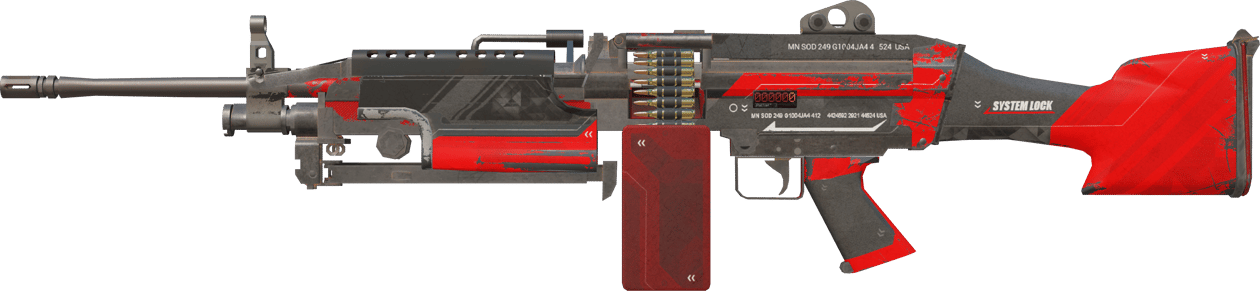 Preview image 1 of StatTrak™ M249 | System Lock (Consumato)