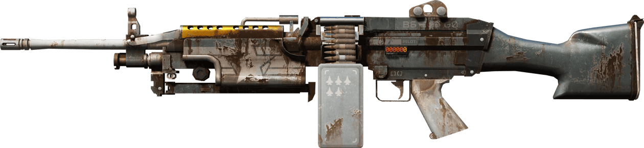 Preview image 1 of StatTrak™ M249 | Warbird (Testado no Terreno)