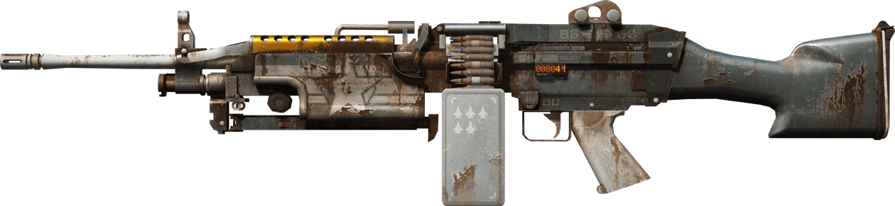 Preview image 1 of StatTrak™ M249 | Warbird (Well-Worn)