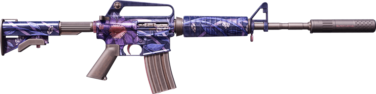 Preview image 2 of StatTrak™ M4A1-S | Lotus noir (Usée)