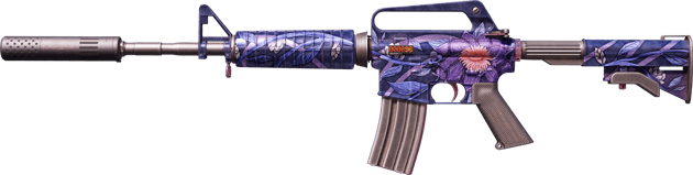 StatTrak™ M4A1-S | Lotus noir (Usée)