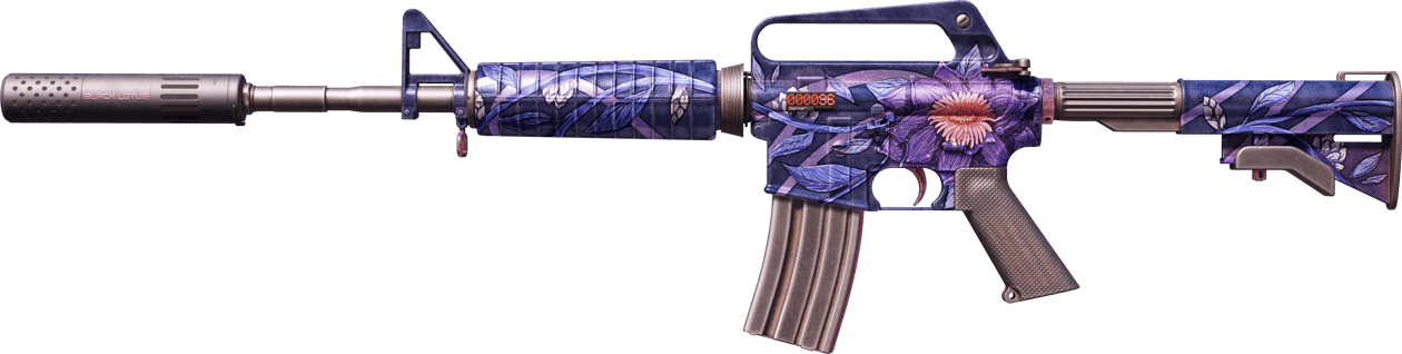 Preview image 1 of StatTrak™ M4A1-S | Lotus noir (Usée)