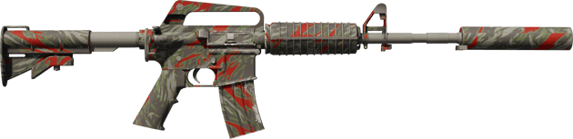 Preview image 2 of StatTrak™ M4A1-S | Sangre de tigre (Algo desgastado)