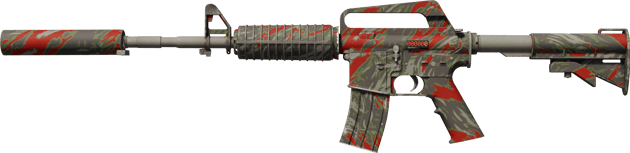 StatTrak™ M4A1-S | Sangre de tigre (Algo desgastado)
