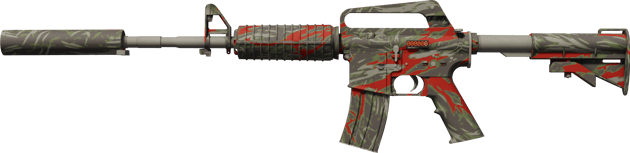 StatTrak™ M4A1-S | Sangre de tigre (Casi nuevo)