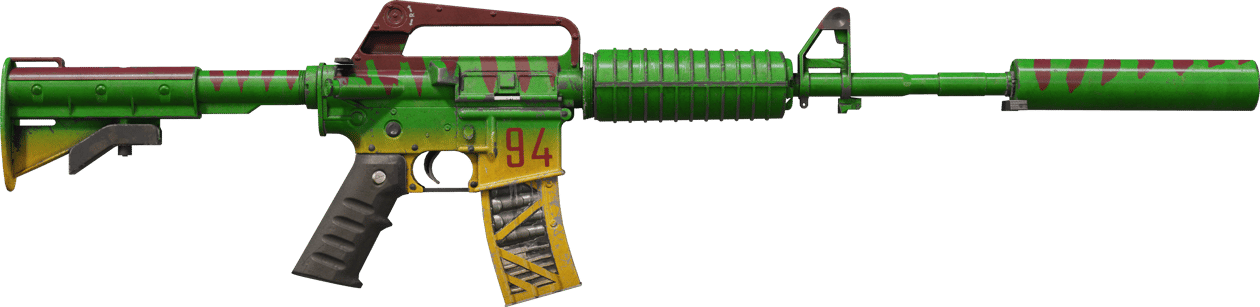 Preview image 2 of StatTrak™ M4A1-S | Emphorosaur-S (มีรอยถลอกอย่างมาก)