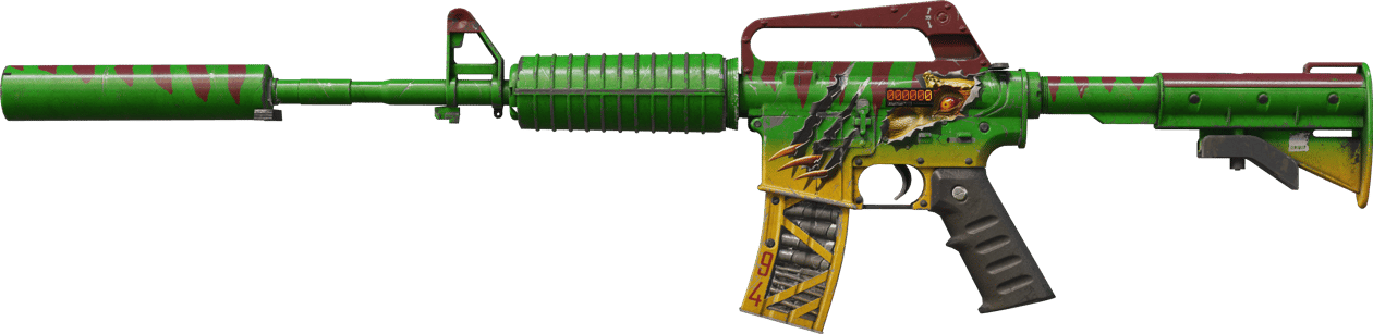 Preview image 1 of StatTrak™ M4A1-S | Emphorosaur-S (มีรอยถลอกอย่างมาก)