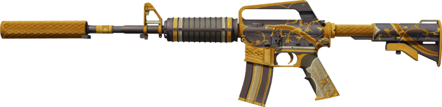 StatTrak™ M4A1-S | Golden Coil (Battle-Scarred)