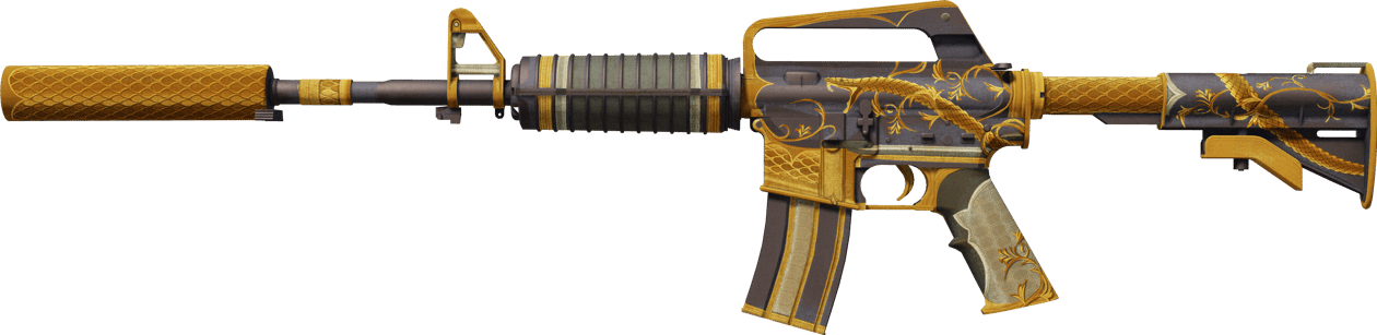 Preview image 1 of StatTrak™ M4A1-S | Golden Coil (戦いで傷ついた)