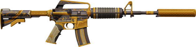 Preview image 2 of StatTrak™ M4A1-S | 金黃盤繞 (戰場實測)