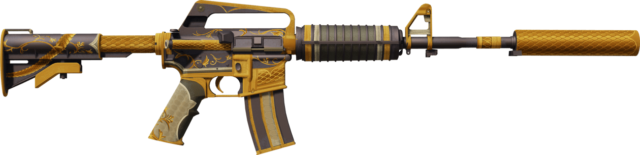 Preview image 2 of StatTrak™ M4A1-S | Serpentin doré (Testée sur le terrain)